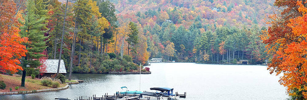 Lake Toxaway in the Fall by Duane McCullough Lake Toxaway in the Fall by Duane McCullough