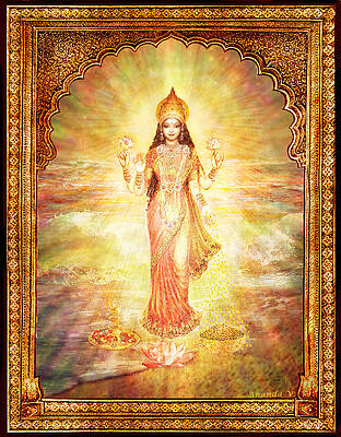 Lakshmi the Goddess of Fortune and Abundance by Ananda Vdovic Lakshmi the Goddess of Fortune and Abundance by Ananda Vdovic