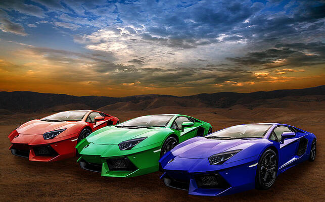 Lamborghini Triplet by Matt Malloy Lamborghini Triplet by Matt Malloy