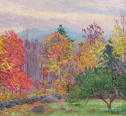 Wall Art - Painting - Landscape at Hancock in New Hampshire by Lilla Cabot Perry
