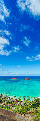 Wall Art - Photograph - Lanikai Beach From the Pillbox Trail 3 to 1 Aspect Ratio by Aloha Art