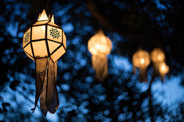 Lanterns and Bokeh by Daniel Nahabedian