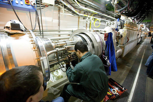 Wall Art - Photograph - Large Hadron Collider by Science Photo Library