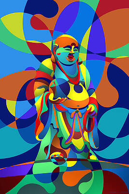 Laughing Buddha by Randall Henrie Laughing Buddha by Randall Henrie