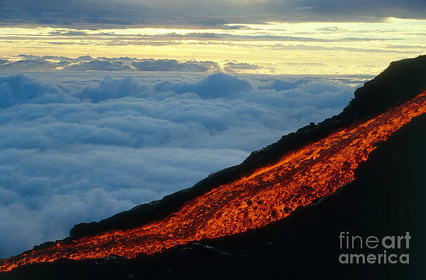 Wall Art - Photograph - Lava From Piton De La Fournaise by Adam Sylvester