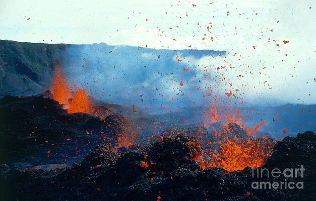 Wall Art - Photograph - Lava, Piton De La Fournaise by Adam Sylvester