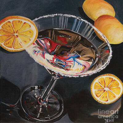 Wall Art - Painting - Lemon Drop by Debbie DeWitt