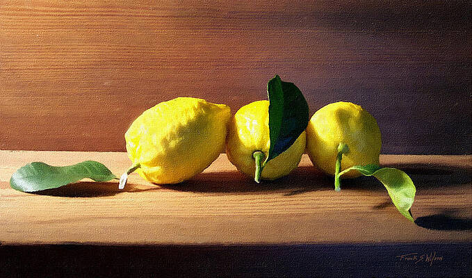 Wall Art - Photograph - Lemons by Frank Wilson