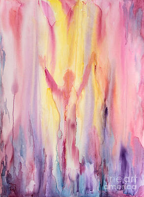 Wall Art - Painting - Let It Flow by Nancy Cupp