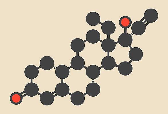Wall Art - Photograph - Levonorgestrel Contraceptive Molecule by Science Photo Library
