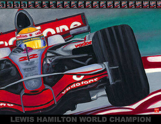 Lewis Hamilton #5 Poster by Yeni Eria - Fine Art America