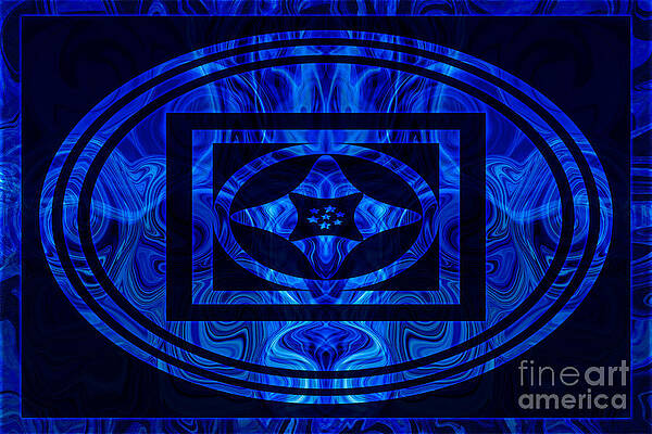 Wall Art - Digital Art - Life Force Within Abstract Healing Artwork by Omaste Witkowski