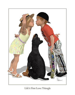 Life's First Love Triangle by Rainer Freytag Life's First Love Triangle by Rainer Freytag