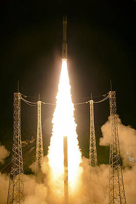 Wall Art - Photograph - Liftoff Of Vega Vv06 With Lisa by Science Source