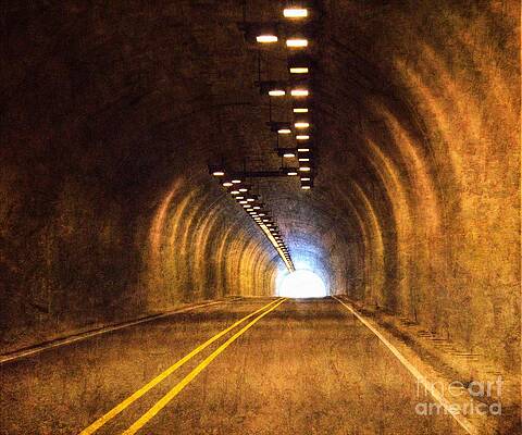 Wall Art - Photograph - Light At the End of the Tunnel by Barbara Chichester