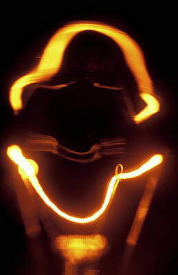 Wall Art - Photograph - Light Bulb Filament by Science Photo Library