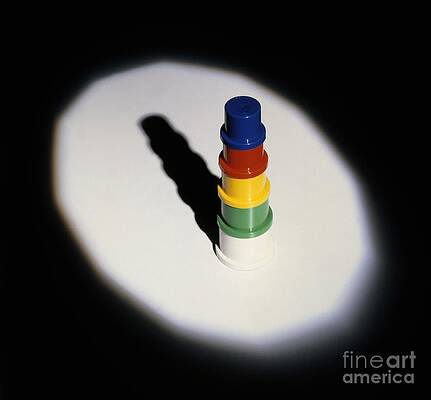 Wall Art - Photograph - Light Illuminating Multicolored Object by Dorling Kindersley