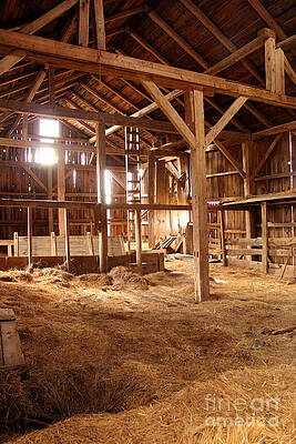 Light Inside an Old Barn by Christopher Jones