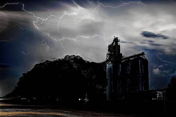 Wall Art - Photograph - Lightening   elevator  by David Matthews