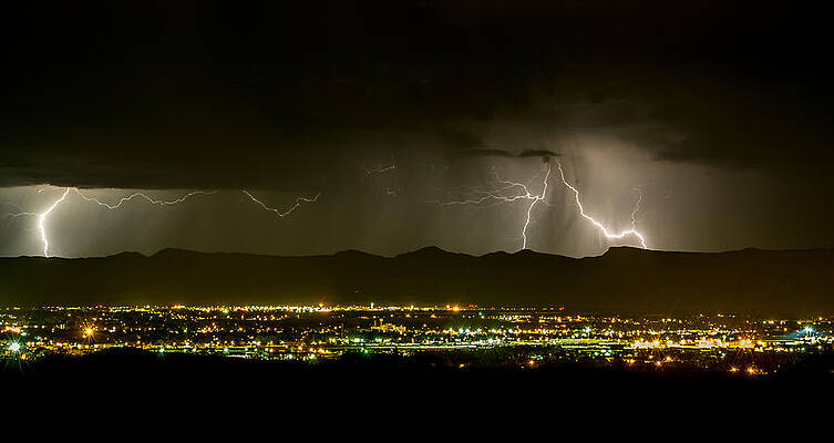 Wall Art - Photograph - Lightning 2 by Jeff Stoddart