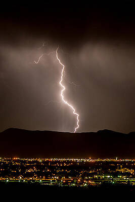 Wall Art - Photograph - Lightning 3 by Jeff Stoddart