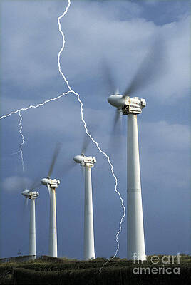 Wall Art - Photograph - Lightning Strike by Mark Newman