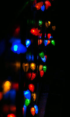Wall Art - Photograph - Lights of December in Abstract by E Faithe Lester