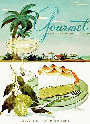 Wall Art - Photograph - Lime Meringue Pie With Champagne by Henry Stahlhut