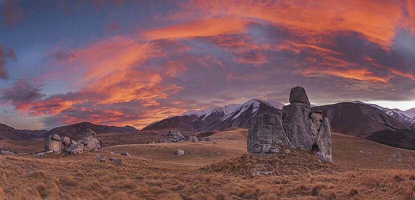 Wall Art - Photograph - Limestone Boulders And Craigieburn by Colin Monteath