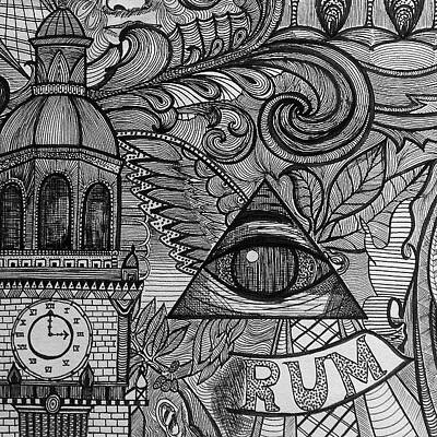Wall Art - Photograph - Line Design....using Paper Money As An by Robin Mead