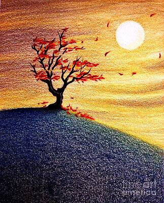Little Autumn Tree by Danielle R T Haney Little Autumn Tree by Danielle R T Haney
