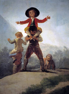 Little Giants Print by Francisco Goya