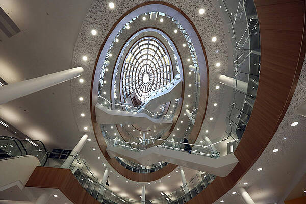 Wall Art - Photograph - Liverpools Central Library Reopens by Christopher Furlong