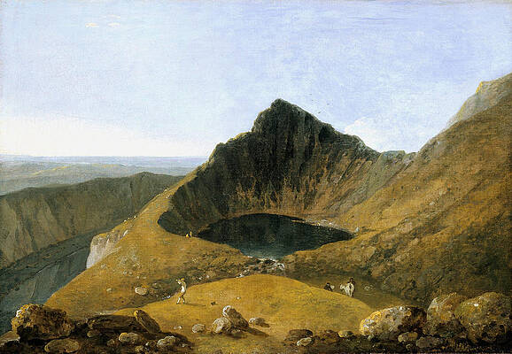 Llyn-y-Cau. Cader Idris Print by Richard Wilson