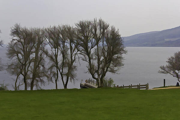 Loch Ness and boat jetty next to Urquhart Castle by Ashish Agarwal Loch Ness and boat jetty next to Urquhart Castle by Ashish Agarwal