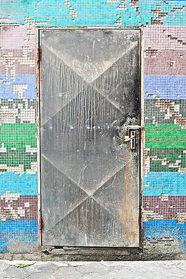 Wall Art - Photograph - Locked door by Tom Gowanlock