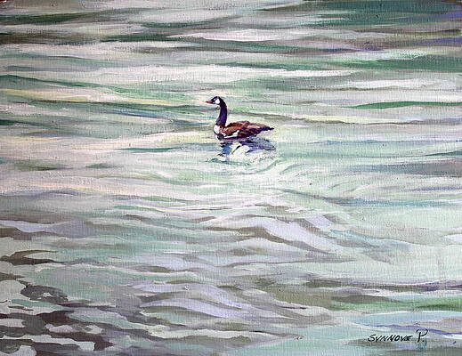 Lone Goose on Hammersley by Synnove Pettersen Lone Goose on Hammersley by Synnove Pettersen