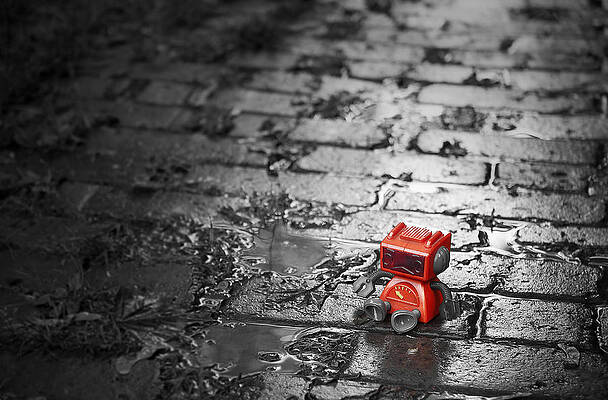 Wall Art - Photograph - Lonely Little Robot by Scott Norris