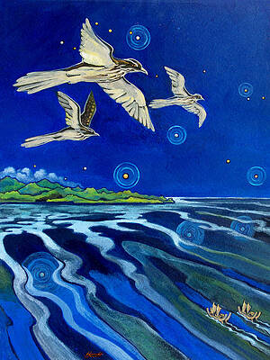 Long Tailed Cuckoo and The Explorers by Patricia Howitt Long Tailed Cuckoo and The Explorers by Patricia Howitt