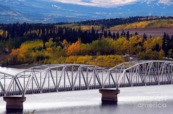 Wall Art - Photograph - Longest Bridge On Alaska Highway by Mark Newman
