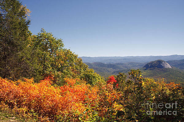 Wall Art - Photograph - Looking Glass Rock in the Fall by Jill Lang
