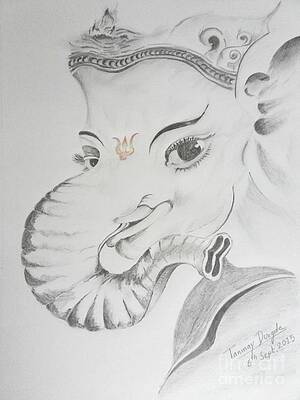 Lord Ganesh Sketch PNG Transparent Images Free Download | Vector Files |  Pngtree