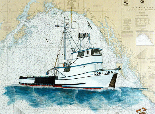 Alaska Fishing Boat Paintings for Sale - Fine Art America