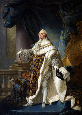 Louis XVI King of France and Navarre Print by Antoine-Francois Callet