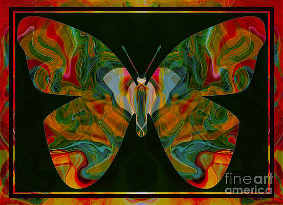 Wall Art - Digital Art - Love Creating Life Abstract Symbolism Art by Omaste Witkowski