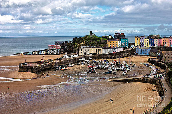 Low Tide in Tenby Harbour by Jeremy Hayden Low Tide in Tenby Harbour by Jeremy Hayden