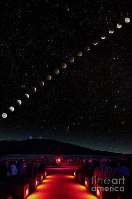 Wall Art - Photograph - Lunar Eclipse Path by Larry Landolfi