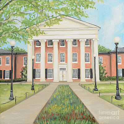 Fine Art Print Ole Miss University Mississippi Ventress Hall Oxford