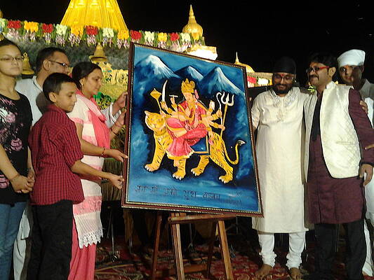 Maa in Cool Hills by Rajesh Sharma