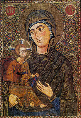 Wall Art - Photograph - Madonna And Child, Byzantine Mosaic by Science Source